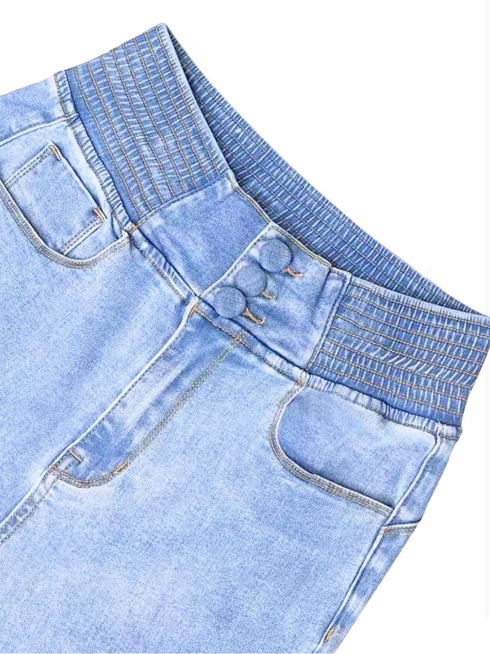 ECHOINE High-Waist Tummy Control Bootcut Button fly Butt lifting XL Jeans NWT - Picture 6 of 14